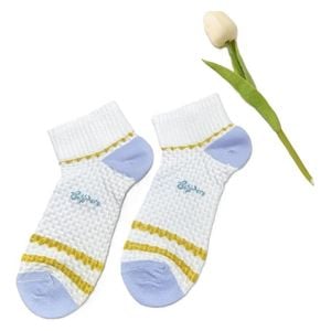  جوارب 24 للجنسين - ابيض حليبي 