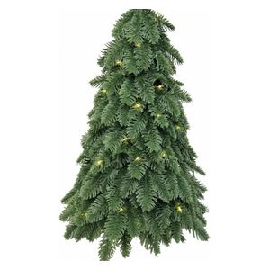  Small Green Christmas Tree With Lights - 45 cm 