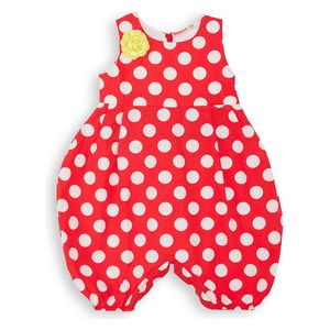  رومبر بالون أحمر منقط للبنات - سنتين 