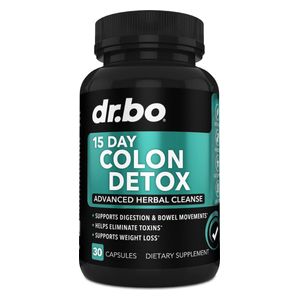  دكتور بو منظف القولون لمدة 15 يومًا - 30 كبسولة 