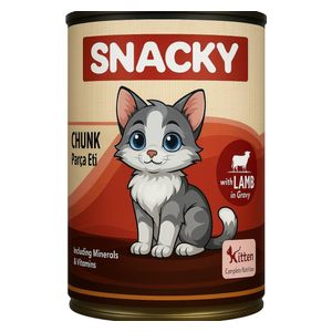  Snacky Lamb in Gravy Kitten Food - 400g 