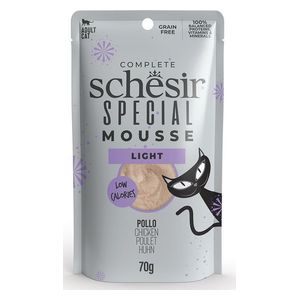 Schesir Special Light Chicken in Mousse Cat Food - 70g