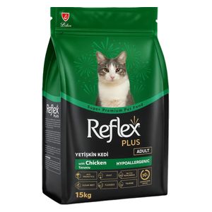 طعام ريفلكس بلس للقطط البالغة بنكهة الدجاج - 15 كغم
