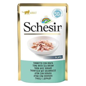  Schesir Tuna With Sea Bream in Jelly Cat Food - 85g 