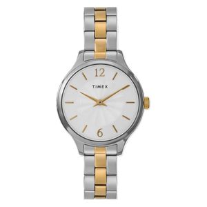  Timex Watch TW2W98100 For Women - Analog Display, Stainless Steel Band - Silver 