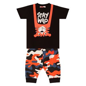  Stay Wild Boy T-shirt&Harem Pants Set - 4Y 
