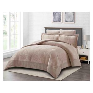  Cannon Comforter Set, Double , 260X240cm - 6 Piece - Lilac 