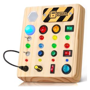 تينتيكوسا لوحة حسية مونتيسوري بإضاءة LED  - ky0106 - خشب