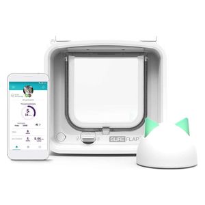  SureFlap Smart Cat Flap Door + Hub - White 