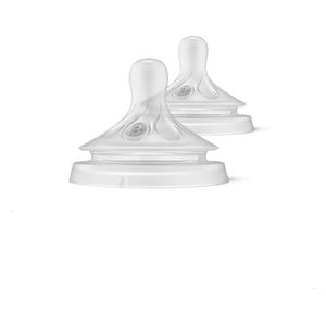  حلمة زجاجة رضاعة فيليبس أفينت ناتشورال ريسبونس - قطعتان 