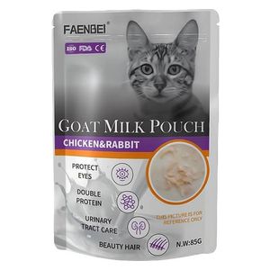 Faenbei Goat Milk Pouch With Chicken & Rabbit Cat Food - 85g