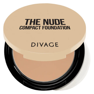  Divage Compact Foundation The Nude, Blends Effortlessly on Skin - 01 Honey 