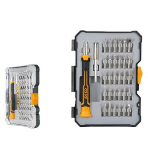  Ingco HKSDB0348 - Precision Screwdriver Set - 32 Piece - Light Orange 