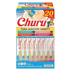  Churu Sea Food Varieties Cat Snack - 20 Pieces 