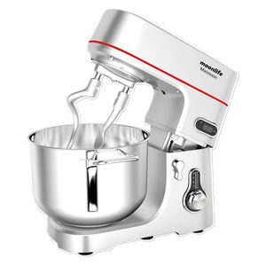  Moonlife MF328S - Silent Stand Mixer - Silver 