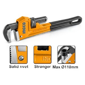  Ingco HPW0848 - Heavy-Duty Pipe Wrench - 48 inch - Light Orange 