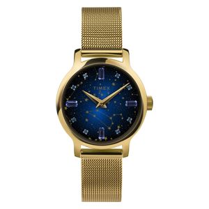 Timex Watch TW2V51900 For Women - Analog Display, Stainless Steel Band - Gold
