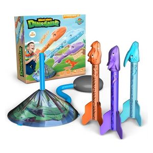  Kiztoys X001Q8832F - Dinosaur Rocket Launcher - 3 years and above - Multi color 