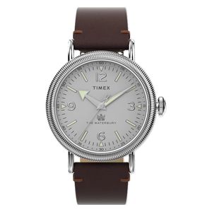 Timex Watch TW2W20300 For Men - Analog Display, Leather Band - Brown 