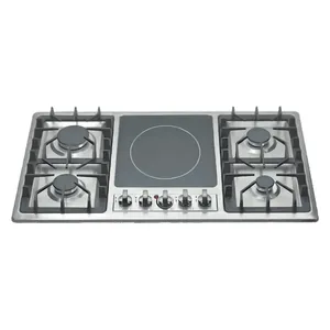  Embleme EM-WGS4E - Built-in Cooker - 4 Gas Burners + 1 Ceramic - Stainless Steel 
