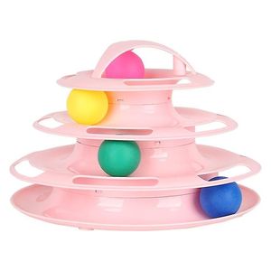  Cat Toy Ball Towers - Pink 