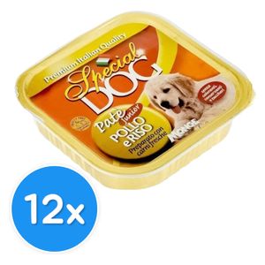  Special Dog Paté Chicken with Rabbit Wet Dog Food - 12 Pieces 