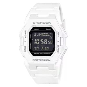  ساعة كاسيو جي-شوك للرجال GD-B500-7DR - عرض رقمي, سوار من الراتنج - أبيض 
