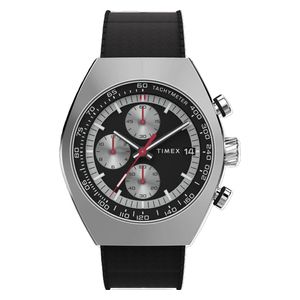 Timex Watch TW2W64500 For Men - Analog Display, Rubber Band - Black