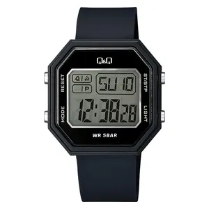  Q&Q Watch M206J005Y For Men - Digital Display, Resin Band - Navy 