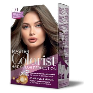  Master Colorest Hair Colour, 7.1 - Medium Ash Blonde 