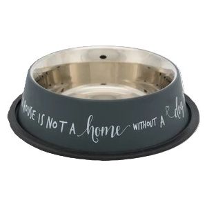 وعاء فولاذي للحيوانات الأليفة - 23 سم