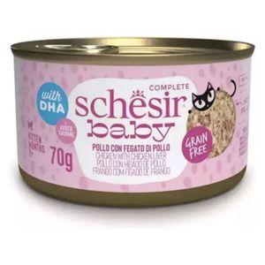 Schesir Baby Chicken with Chicken liver Cat Food - 70g