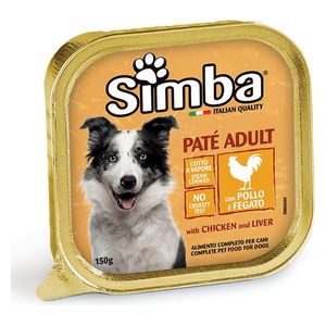 Simba Paté with Chicken and Liver Dog Food - 150g