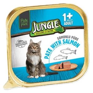  Jungle Adult Pate with Salmon Cat Food - 100g 