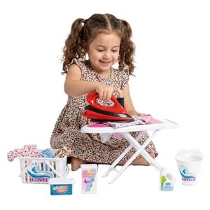  MDX MEIDIXIN Educational Ironing Board Play Set - Pink and White 