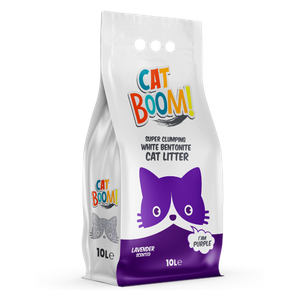 كات بوم رمل للقطط برائحة اللافندر - 10 لتر