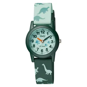  Q&Q Watch VR99J010Y For Kids - Analog Display, Resin Band - Green 