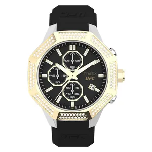  Timex Watch TW2V99200 For Men - Analog Display, Silicone Band - Black 