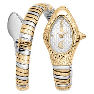  ساعة جست كافالي للنساء JC1L373M0055 - عرض بعقارب, سوار من الستانلس ستيل - ذهبي 