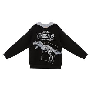  Dino Research Boy Black Sweatshirt - 10Y 