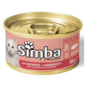 Simba Mousse with Salmon and Shrimps Cat Food - 85g