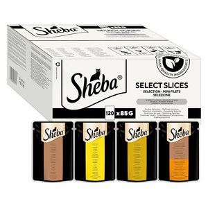  Sheba Mix Cat Food - 120 Pieces 