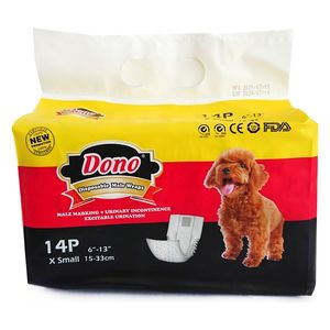 Dono Male Dog Diapers - 14 Pieces