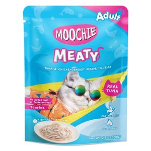 MOOCHIE Tuna & Chicken Breast Cat Food - 70g