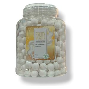 Fruity Beauty Hand Fizzer Soak Milk & Honey, Effervescent Spa - 1kg 