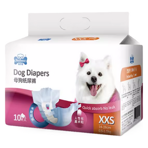 Female Dog Diapers - 10 Pieces
