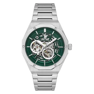  ساعة .يو.اس. بولو اسن للرجال USPA1085-03 - عرض بعقارب, سوار من الستانلس ستيل - سلفر 