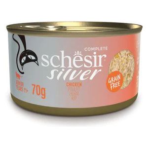 Schesir Silver Chicken Cat Food - 70g