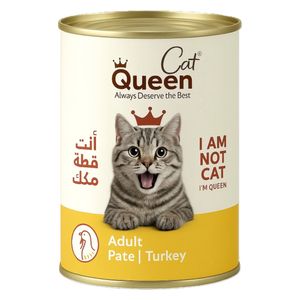 Queen Cat Adult Pate Turkey Cat Food - 400g
