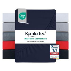 Komfortec Microfiber Bedspread 180x200 - Blue